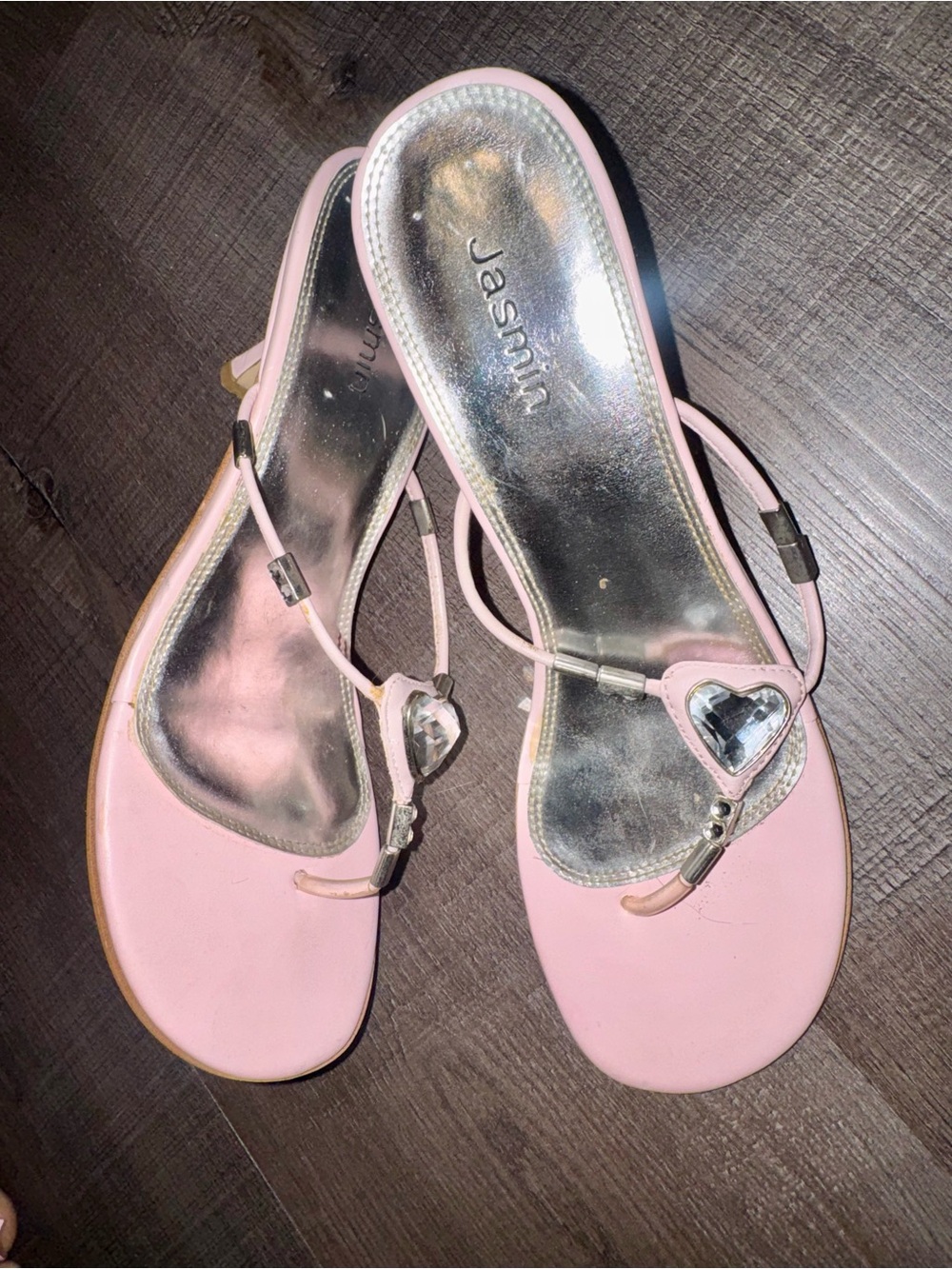 Jasmin Pink Gem-Embellished Women's Sandals